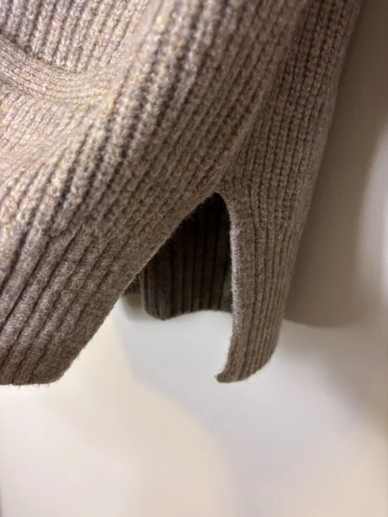 Abercrombie & Fitch Women's Brown Ribbed Button-Up Cardigan Sweater XXS - Picture 5 of 6